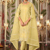 Dhiyona IE Women Ethnic Motifs Embroidered Regular Thread Work Kurta with Trousers & With Dupatta
