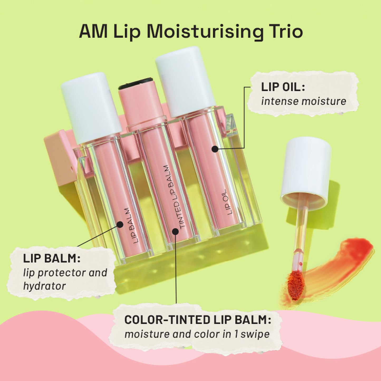 Flurth's Lipbalm + Lip Oil + Korean Lip Tint