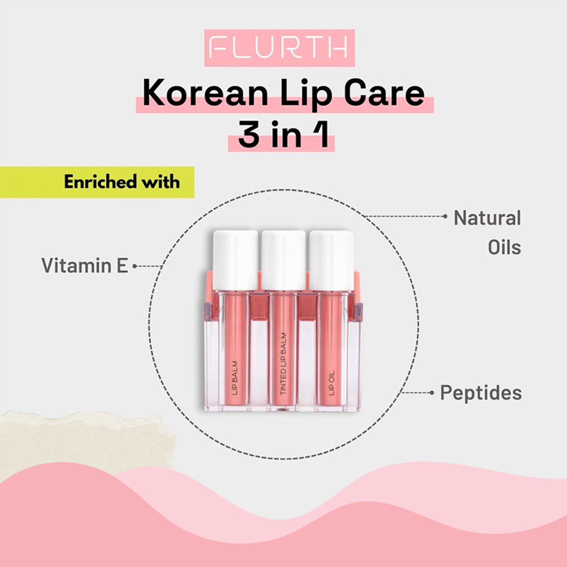 Flurth's Lipbalm + Lip Oil + Korean Lip Tint