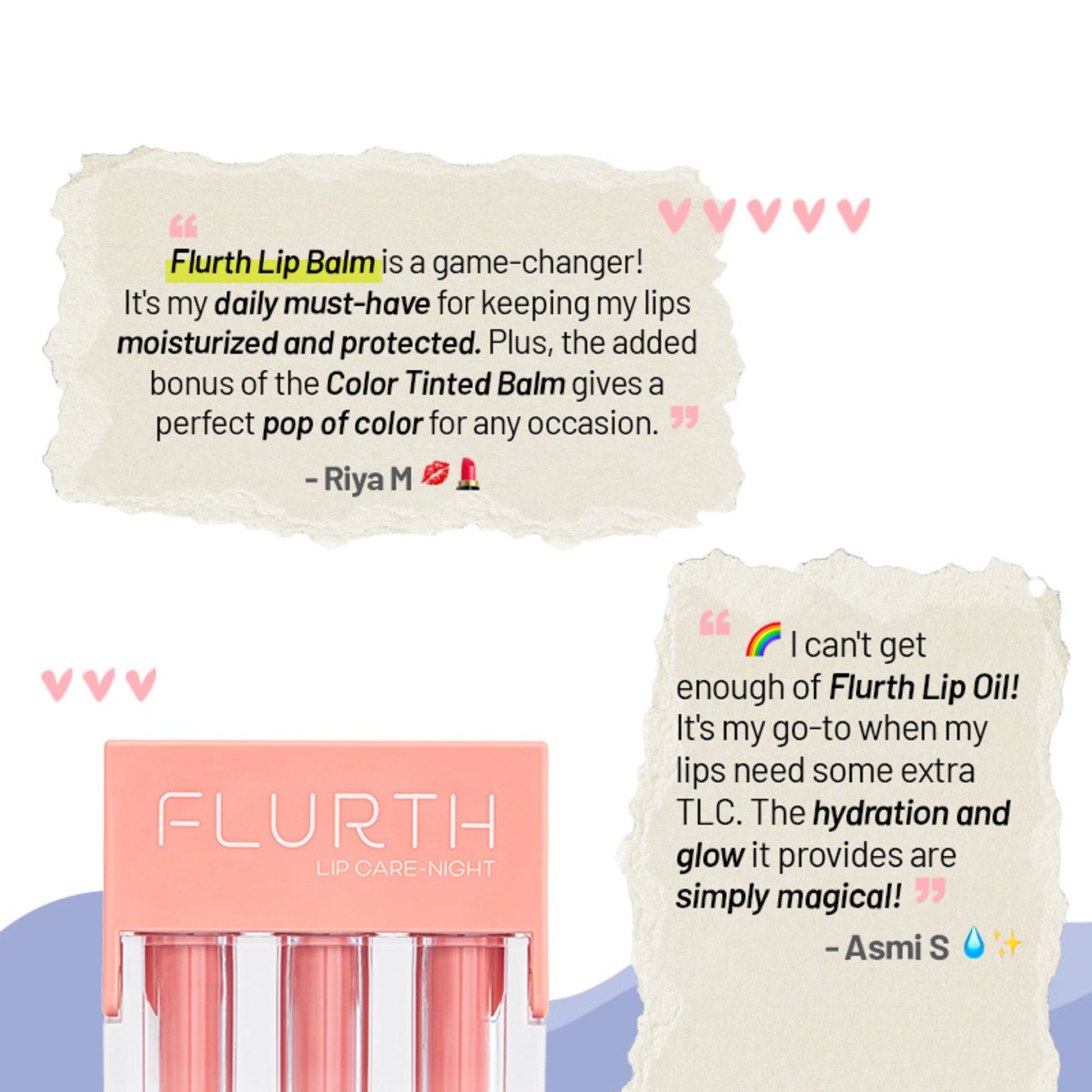 Flurth's Lipbalm + Lip Mask + Lip Peel