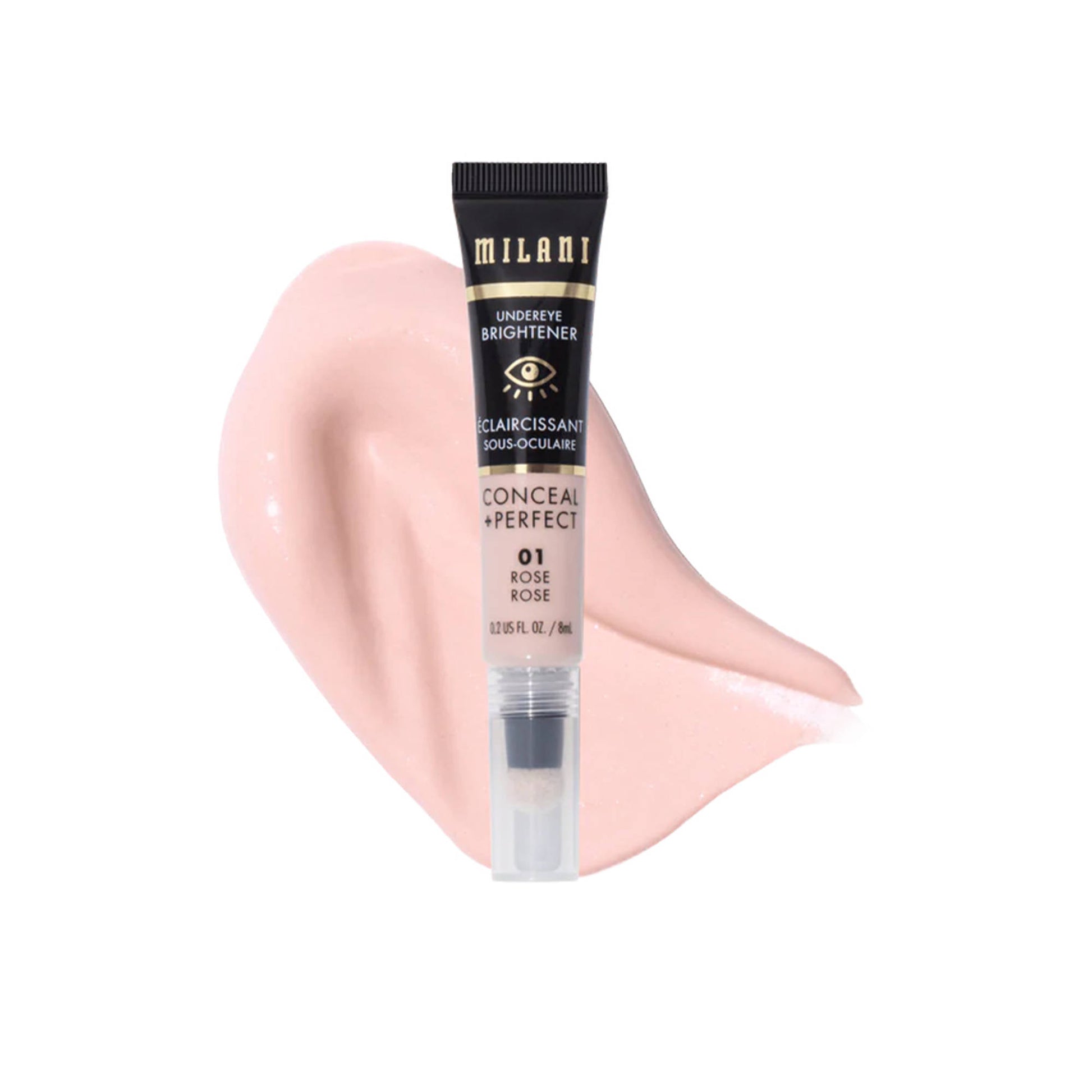 Milani Conceal + Perfect Undereye Brightener Concealer - 01 Rose