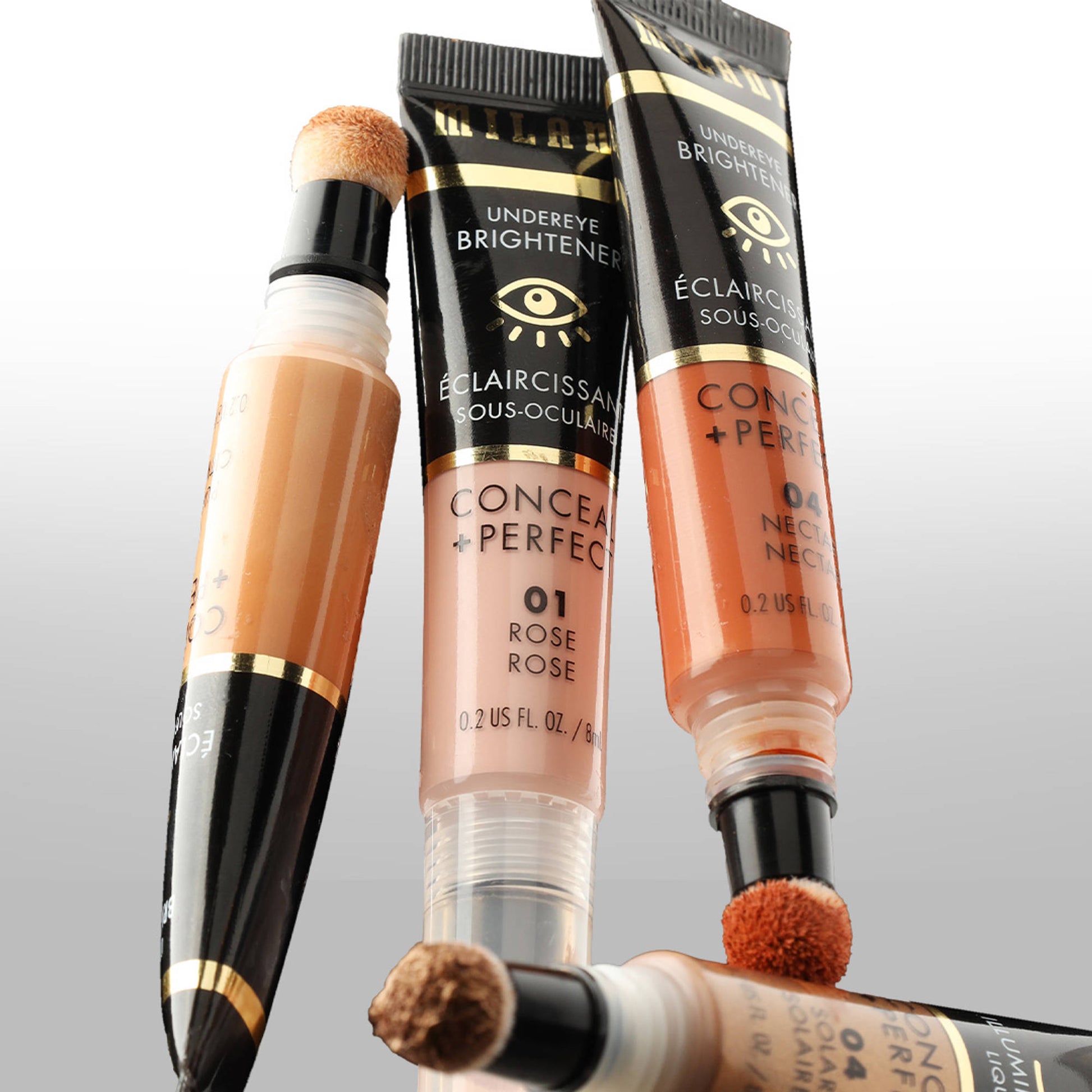 Milani Conceal + Perfect Undereye Brightener Concealer - 01 Rose