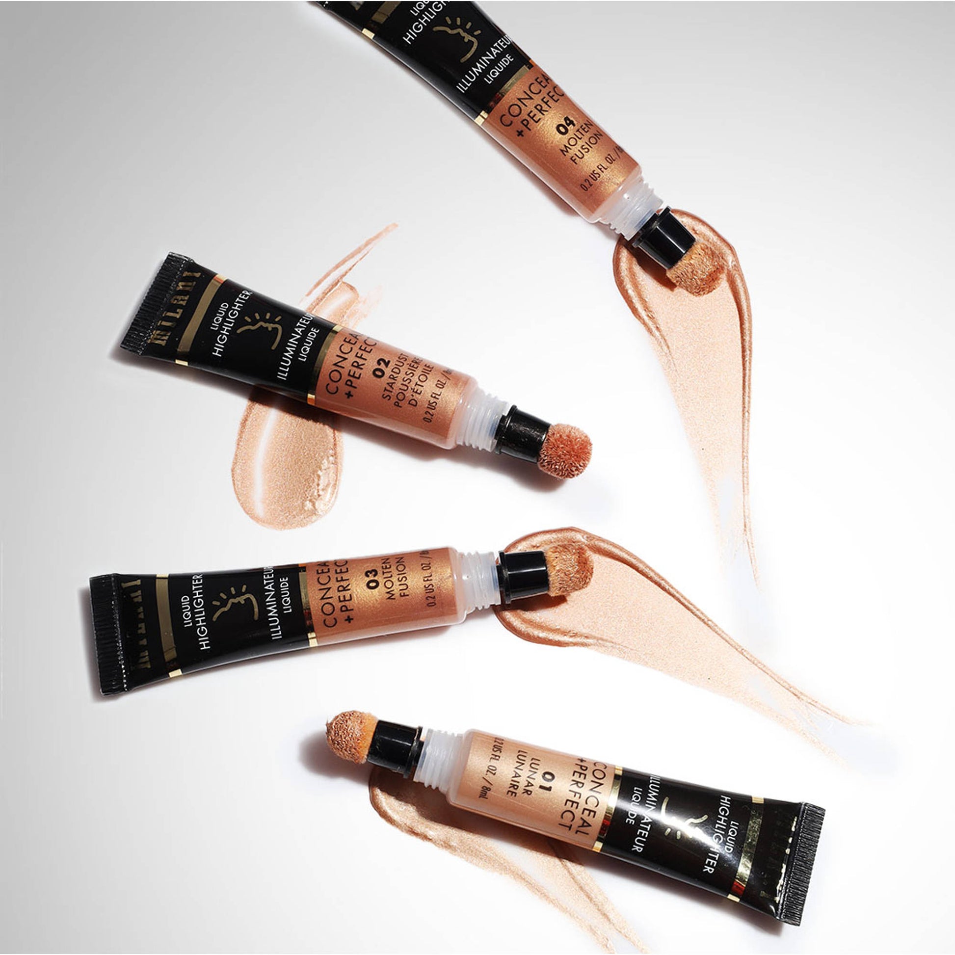 Milani Conceal + Perfect Liquid Highlighter - 03 Molten