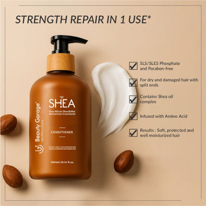 Beauty Garage Pure African Shea Butter Retention Treatment Conditioner
