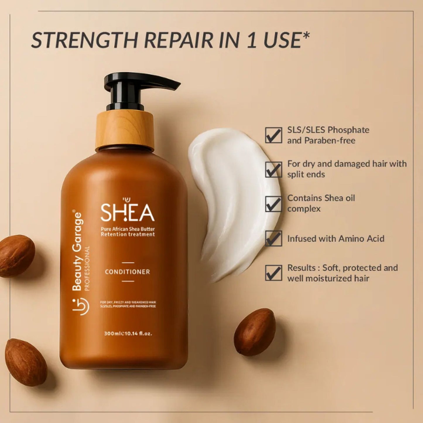 Beauty Garage Pure African Shea Retention Treatment Conditioner