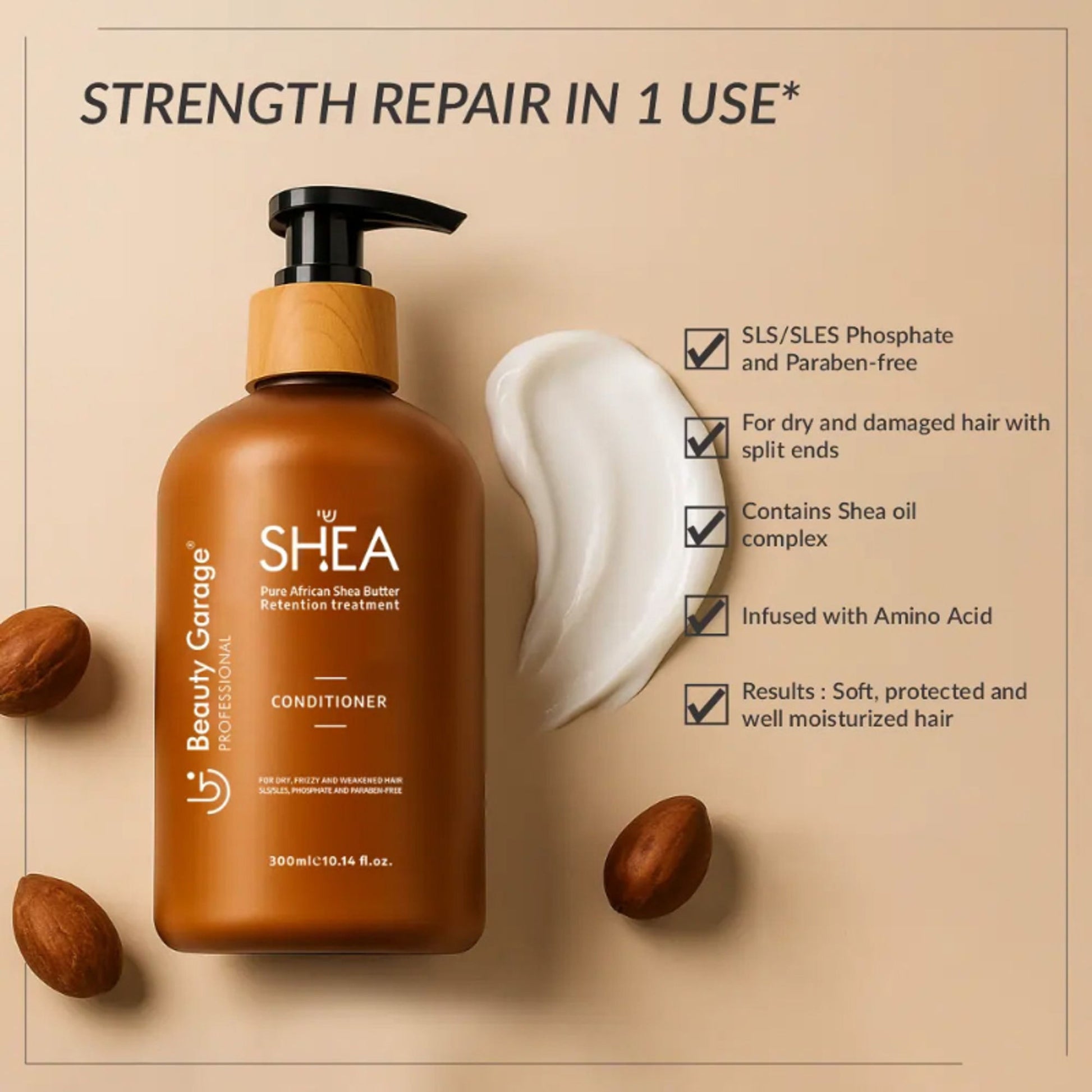 Beauty Garage Pure African Shea Retention Treatment Conditioner