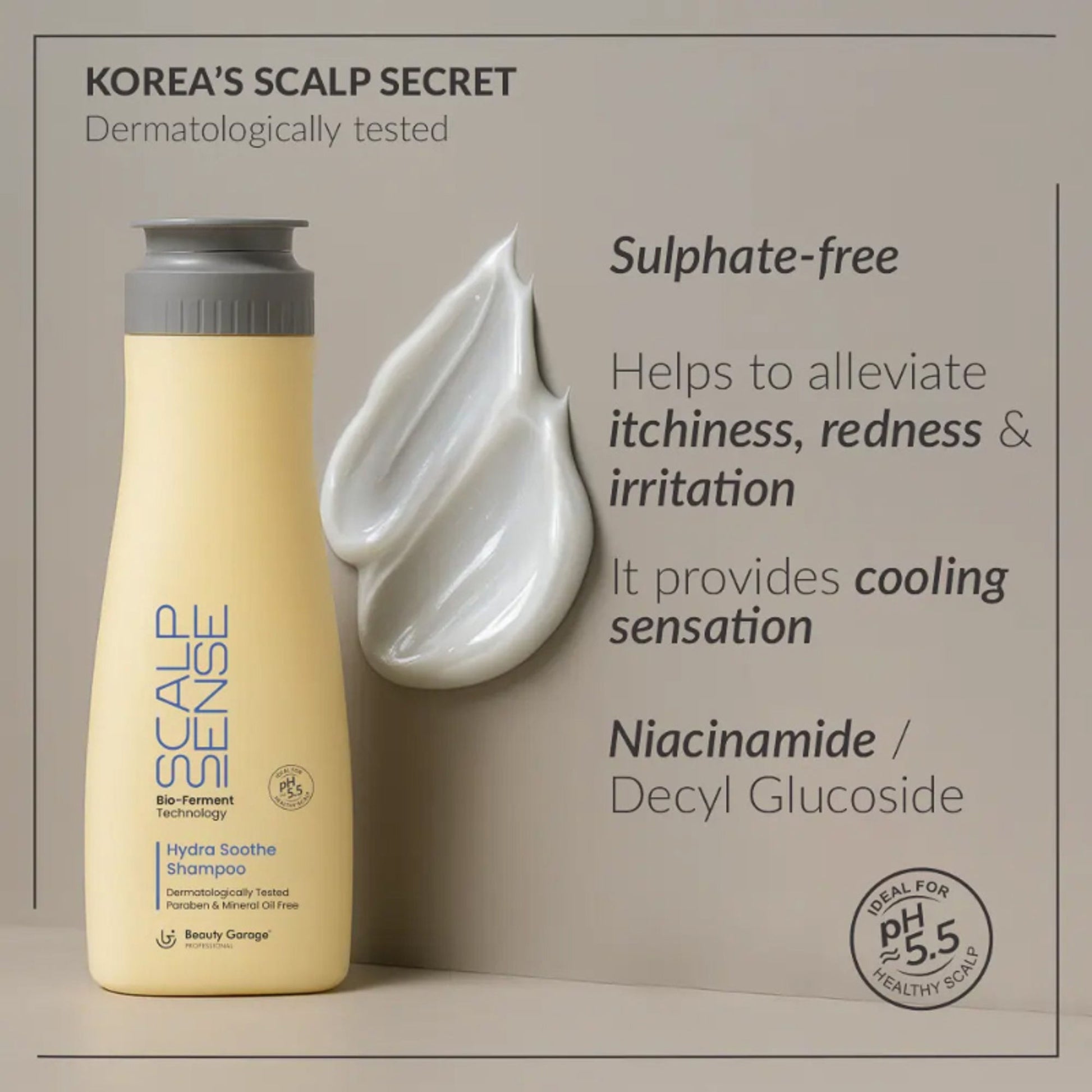 Beauty Garage Scalp Sense Hydra Soothe Shampoo