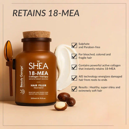 Beauty Garage Shea 18-Mea Collagen Therapy Hair Filler Treatment
