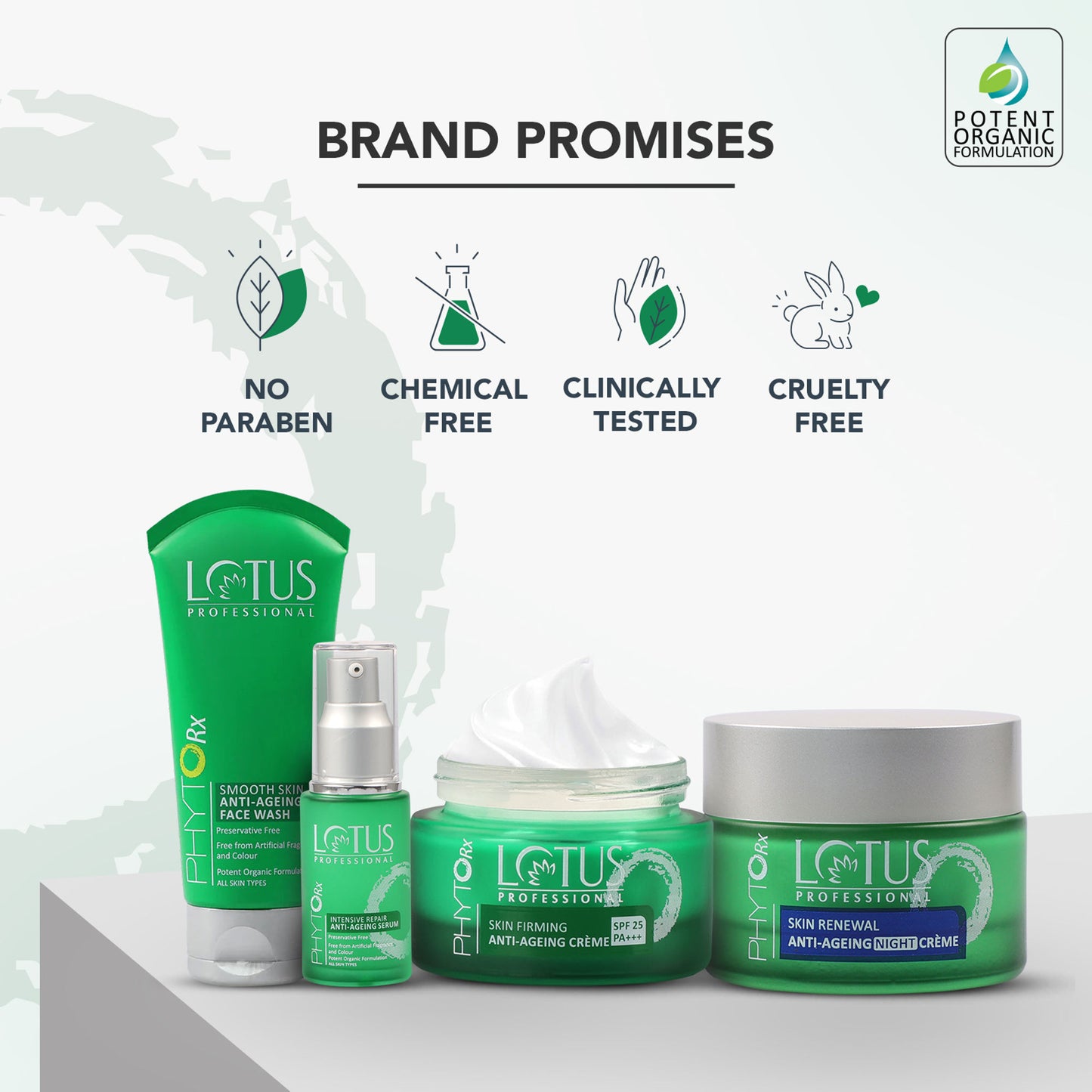 Lotus Professional PhytoRx Smooth Skin Anti-Ageing Face Wash, Hydrating & Age-Defying Cleansing Gel