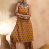 Dhiyona IE Floral Printed Pure Cotton Straight Kurta with Trousers