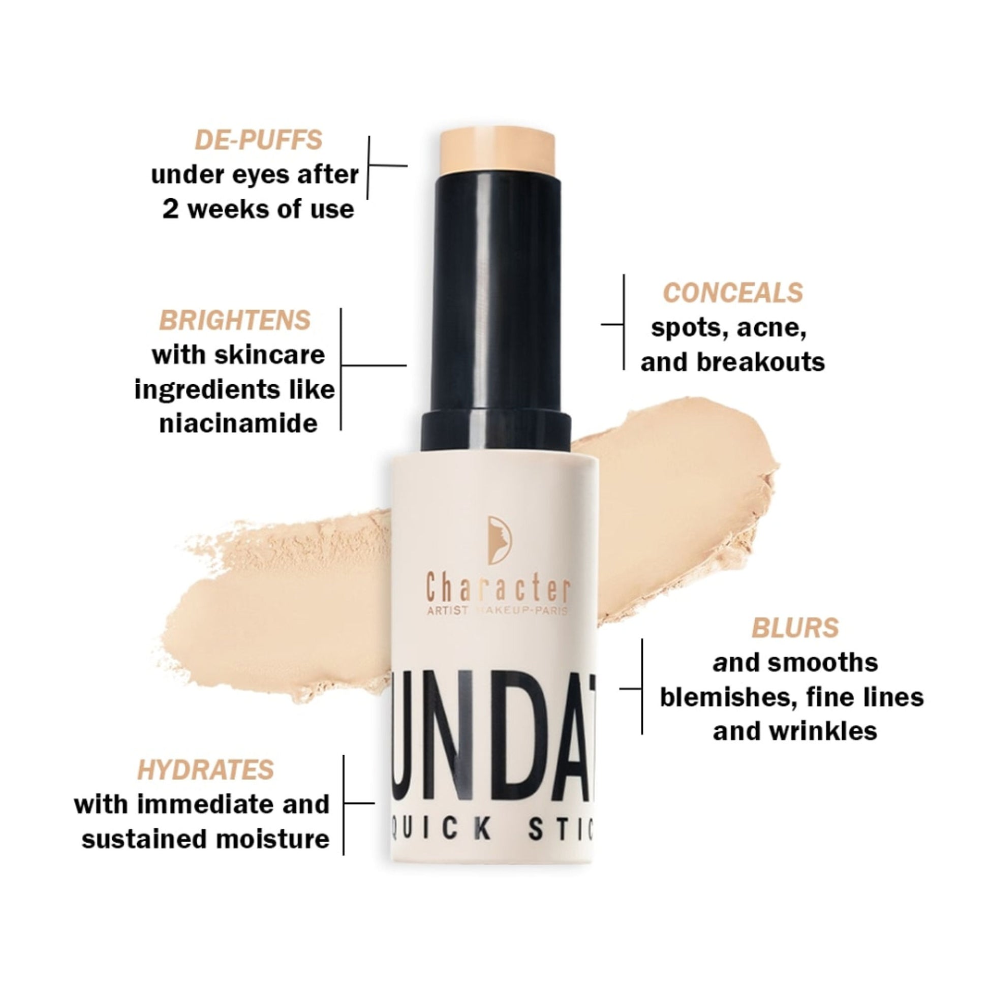Character Quick Stick Foundation - Toffee 06
