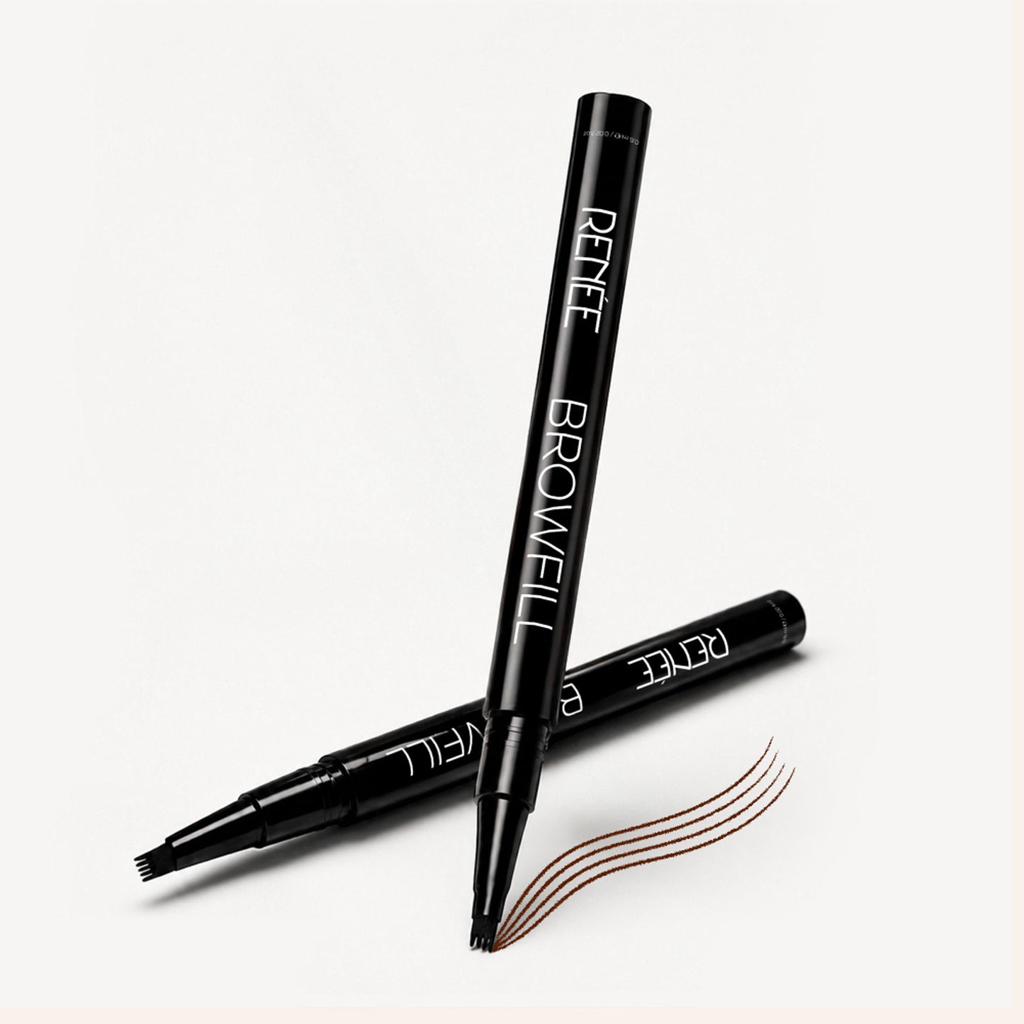 RENEE Browfill Eyebrow Pen For Denser & Fuller Brows- Black, Waterproof, Smudge-proof & Long-Lasting - Brown