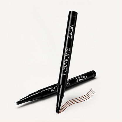 RENEE Browfill Eyebrow Pen For Denser & Fuller Brows- Black, Waterproof, Smudge-proof & Long-Lasting - Brown