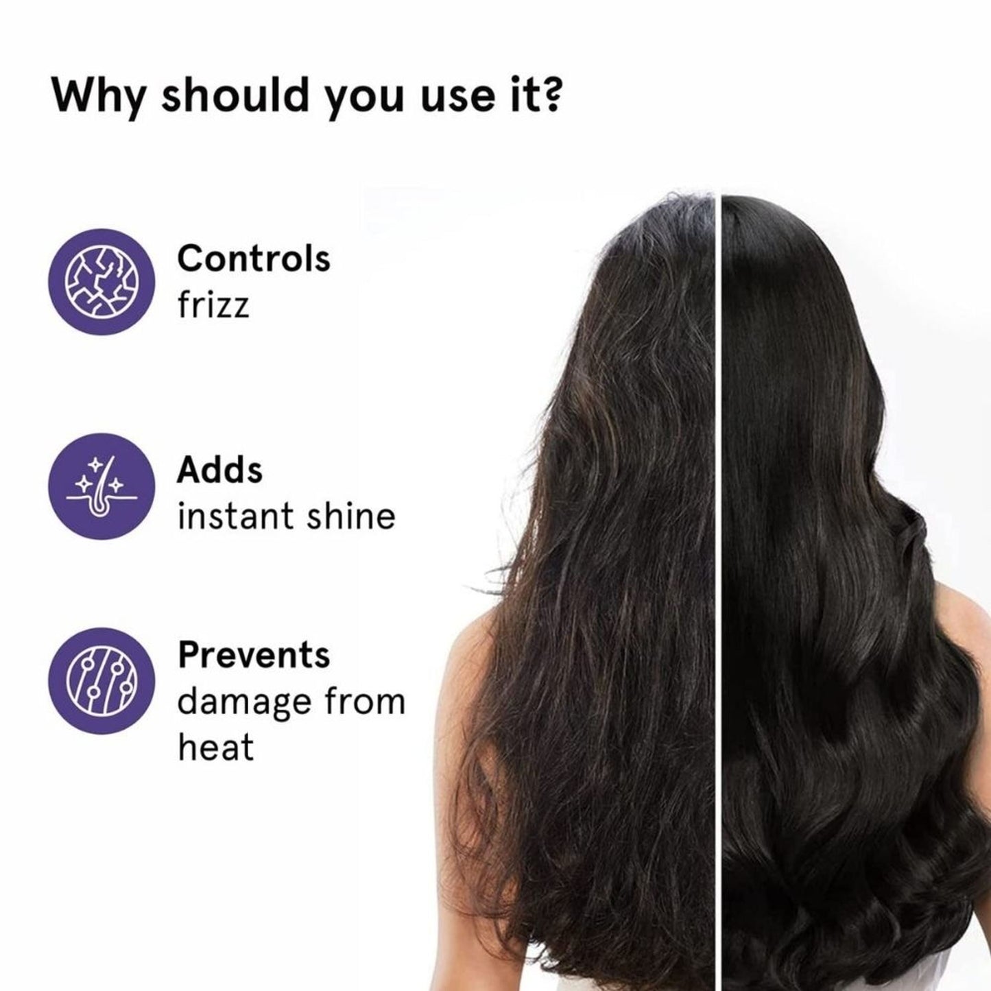 Be Bodywise Hair Strengthening Serum for Frizz Control, Heat Protection & Instant Shine