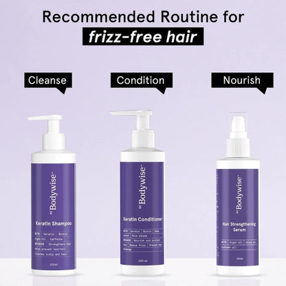 Be Bodywise Hair Strengthening Serum for Frizz Control, Heat Protection & Instant Shine