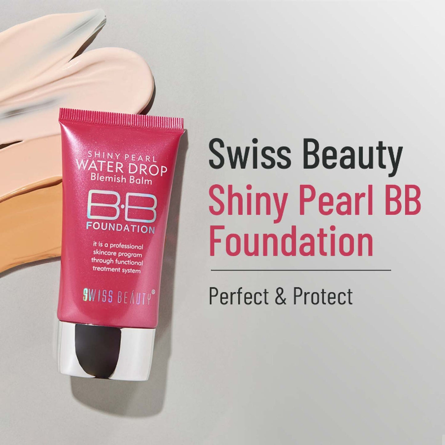 Swiss Beauty Shiny Pearl Water Drop Blemish Balm BB Foundation - 2