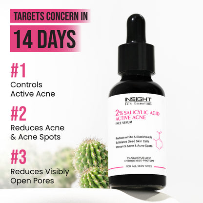 Insight Cosmetics 2% Salicylic Acid Active Acne Face Serum