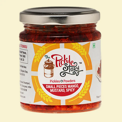 The Pickle Story Mango and Mustard (small pieces of Mango) Spicy Pickle