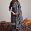 Dhiyona IE Ethnic Motifs Printed Mirror Work Pure Cotton Kurta With Trousers & Dupatta