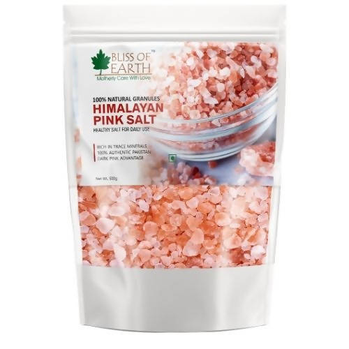 Bliss of Earth Pure Himalayan Pink Salt Granules - Indyancart