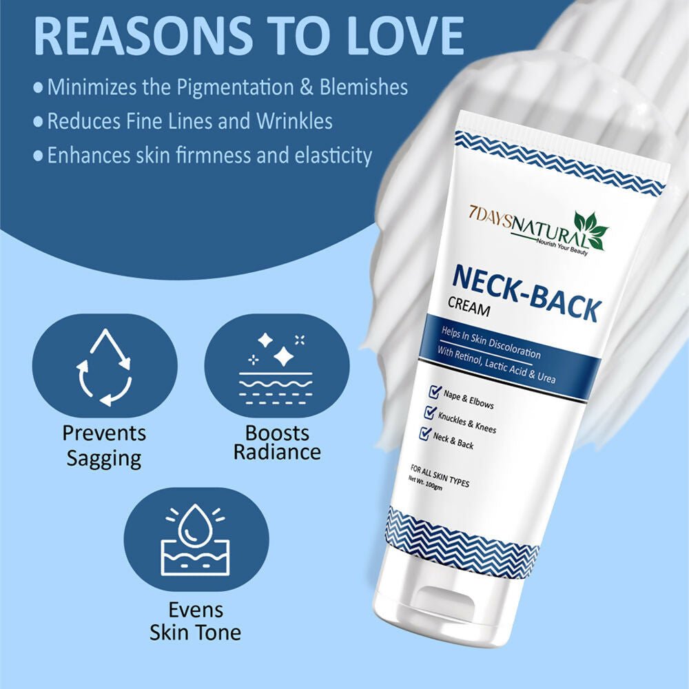 7 Days Neck Back Cream - Indyancart