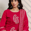 Dhiyona IE Women Paisley Printed Regular Pure Cotton Kurta with Trousers & With Dupatta