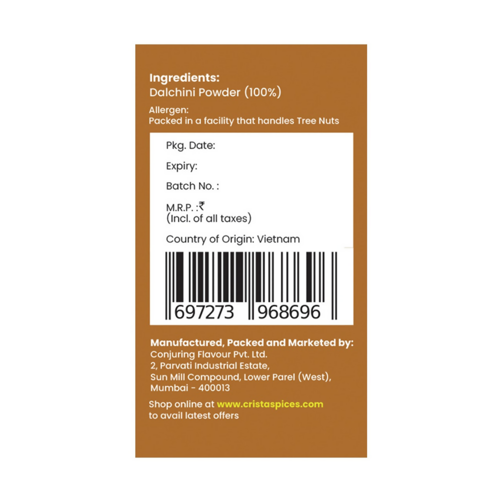 Crista Spices Dalchini Powder