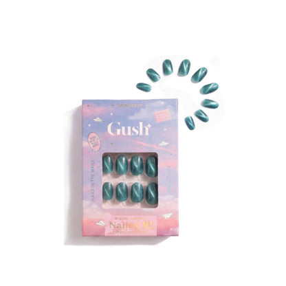 Gush Beauty Nailed It Reusable Luxury Press On Nails With Application Kit - Sea You Never