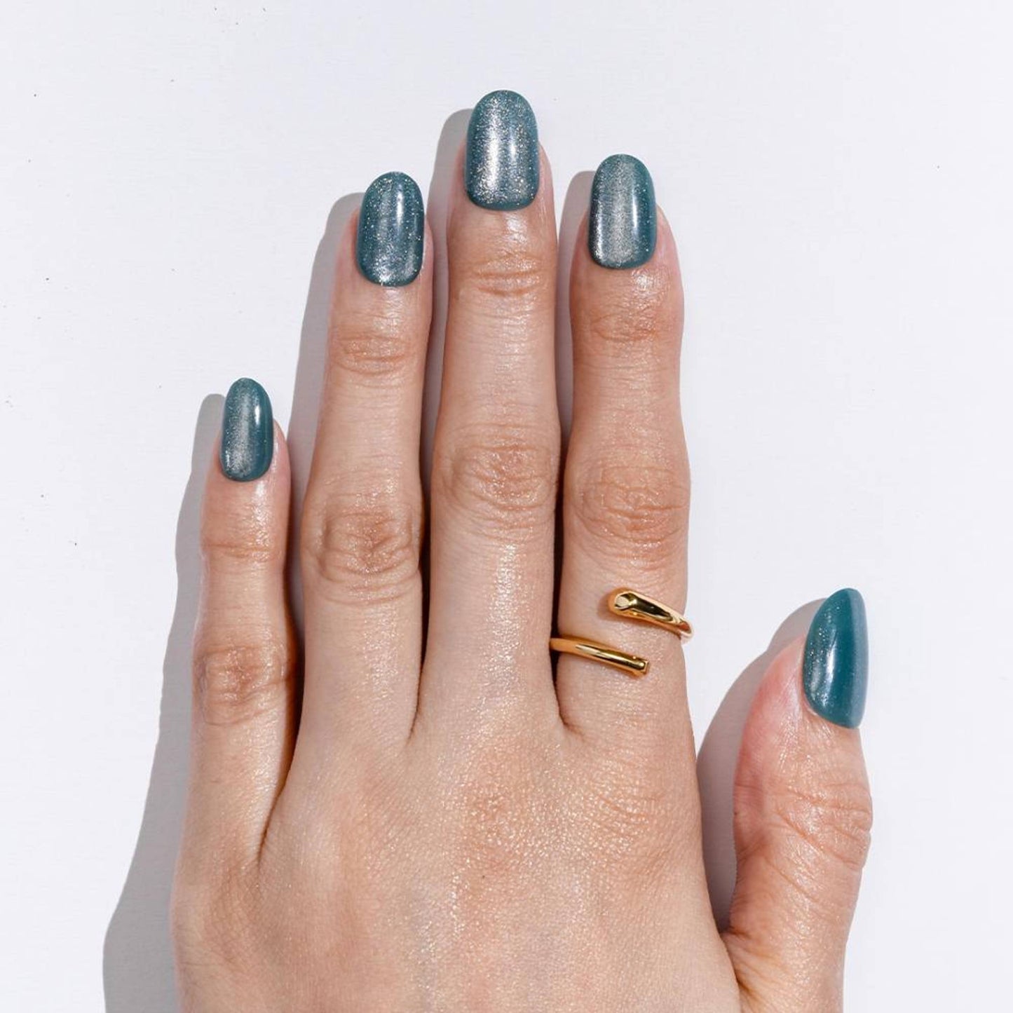 Gush Beauty Nailed It Reusable Luxury Press On Nails With Application Kit - Sea You Never