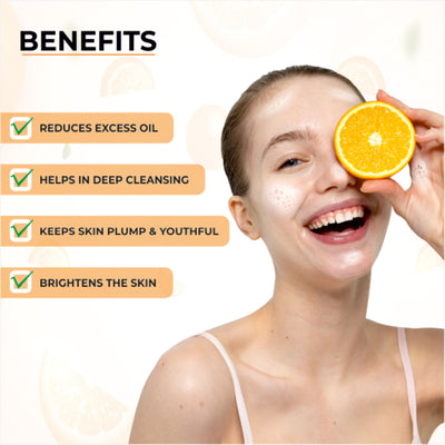 Dr. Sakhiya Vitamin C Face Wash Daily Glowing and Brightening Cleanser with Antioxidants