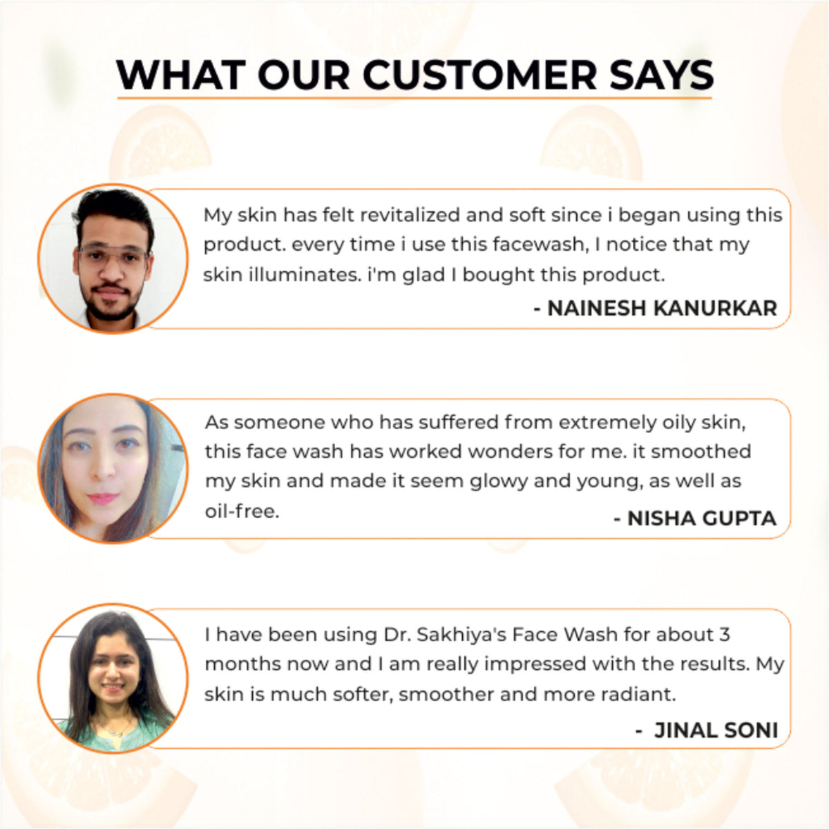 Dr. Sakhiya Vitamin C Face Wash bottle with brightening and antioxidant ingredients, designed for daily glowing skin.