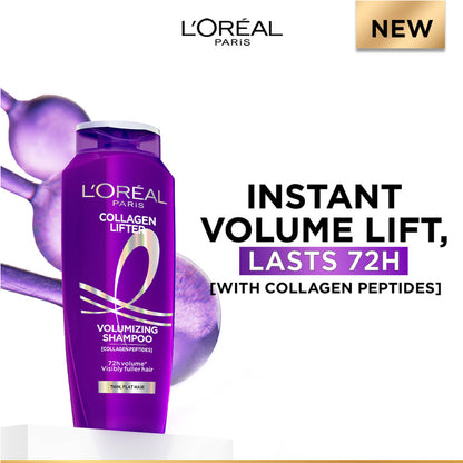 Collagen Lifter Volumizing Shampoo with Collagen Peptides for instant volume & thicker hair