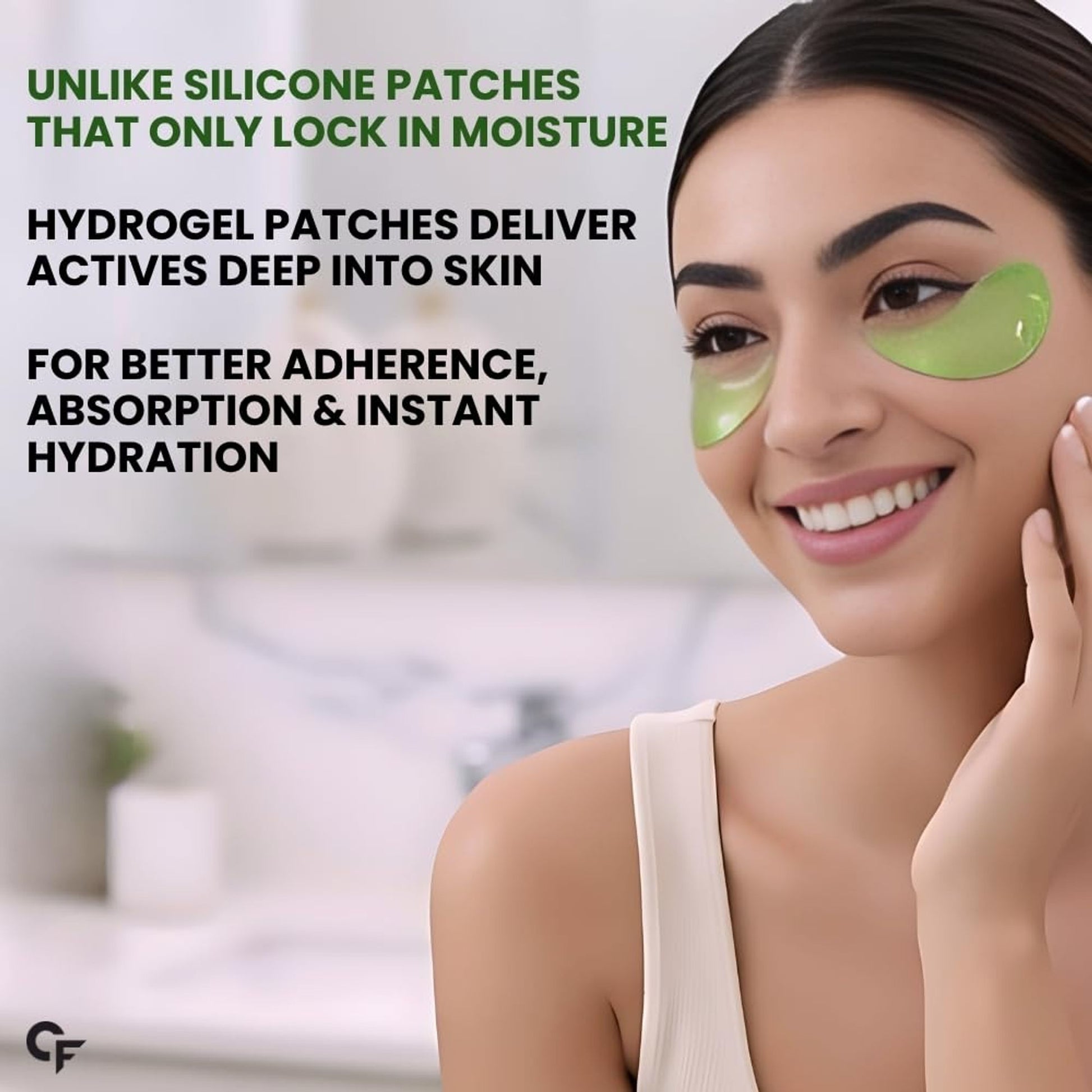 Carbamide Forte Under Eye Patches, Reduces Dark Circles, Puffiness & Fine Lines