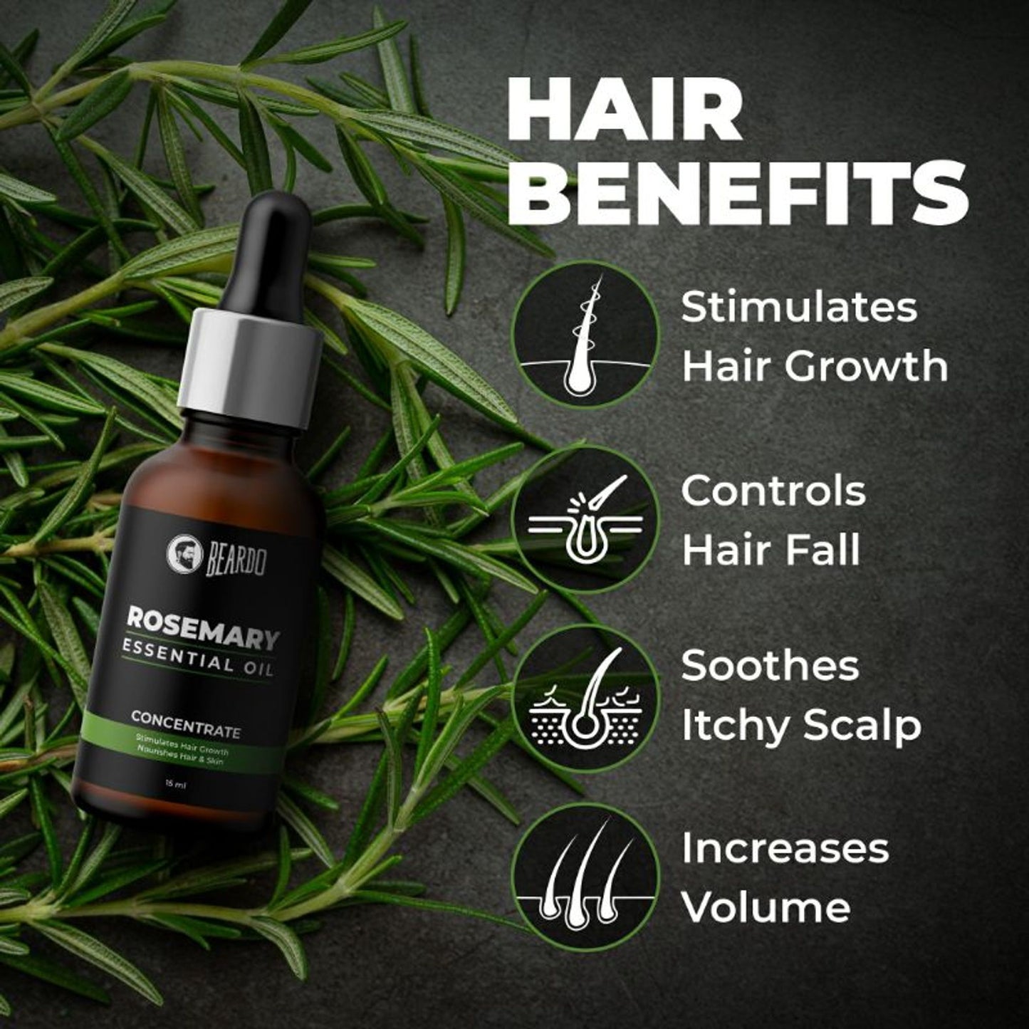Beardo Rosemary Essential Oil Hair Growth