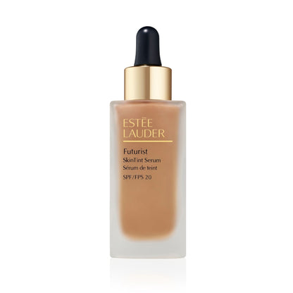 Estee Lauder Futurist Skin Tint Serum SPF 20 in Ivory Beige, 3-in-1 face makeup with a smooth, natural finish