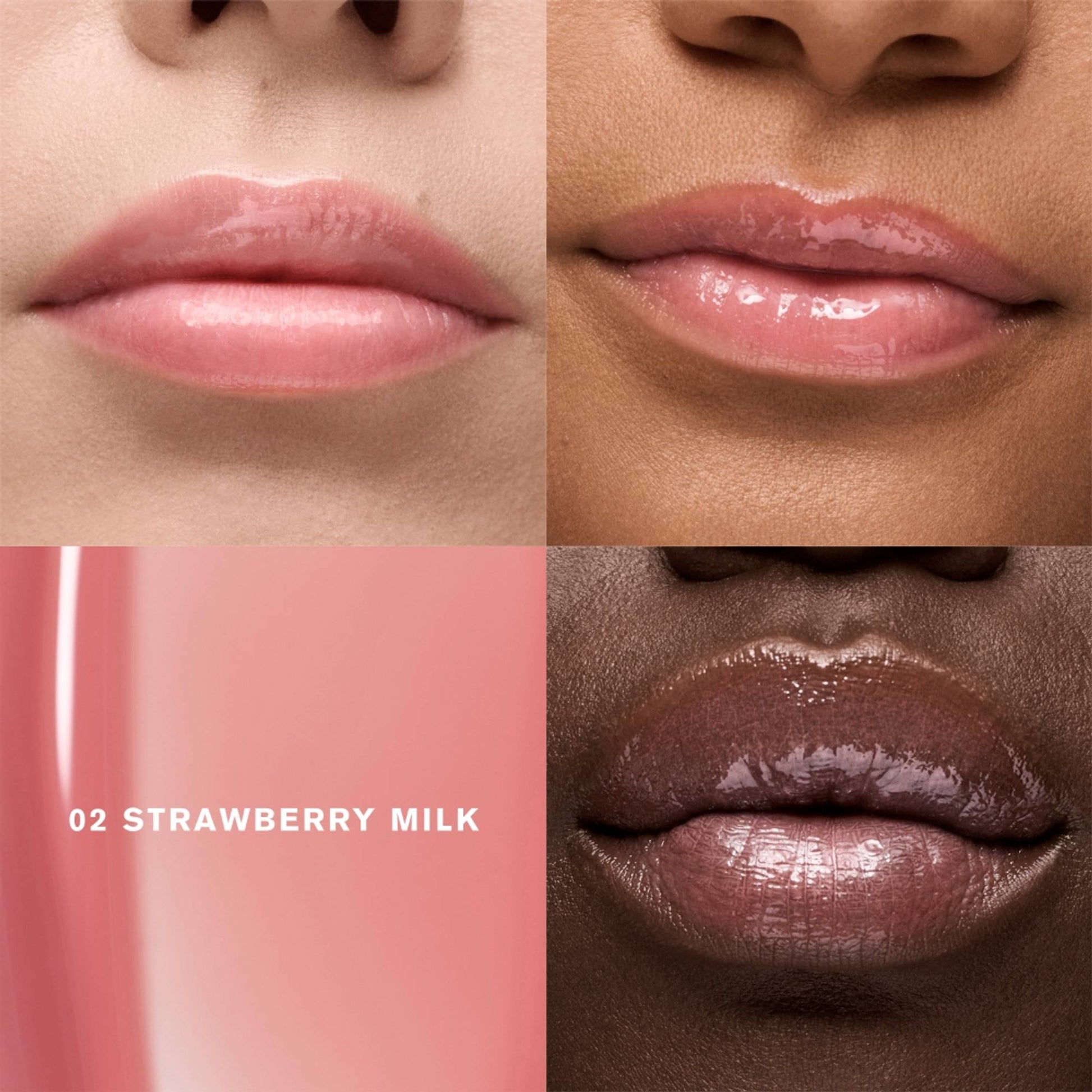 Estee Lauder Glossy Pout Tinted Lip Oil - 02 Strawberry Milk