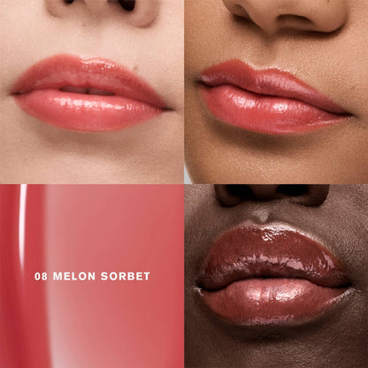 Estee Lauder Glossy Pout Tinted Lip Oil - 08 Melon Sorbet