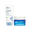 Plum 2% Niacinamide and Rice Water Face Wash and Moisturiser Combo