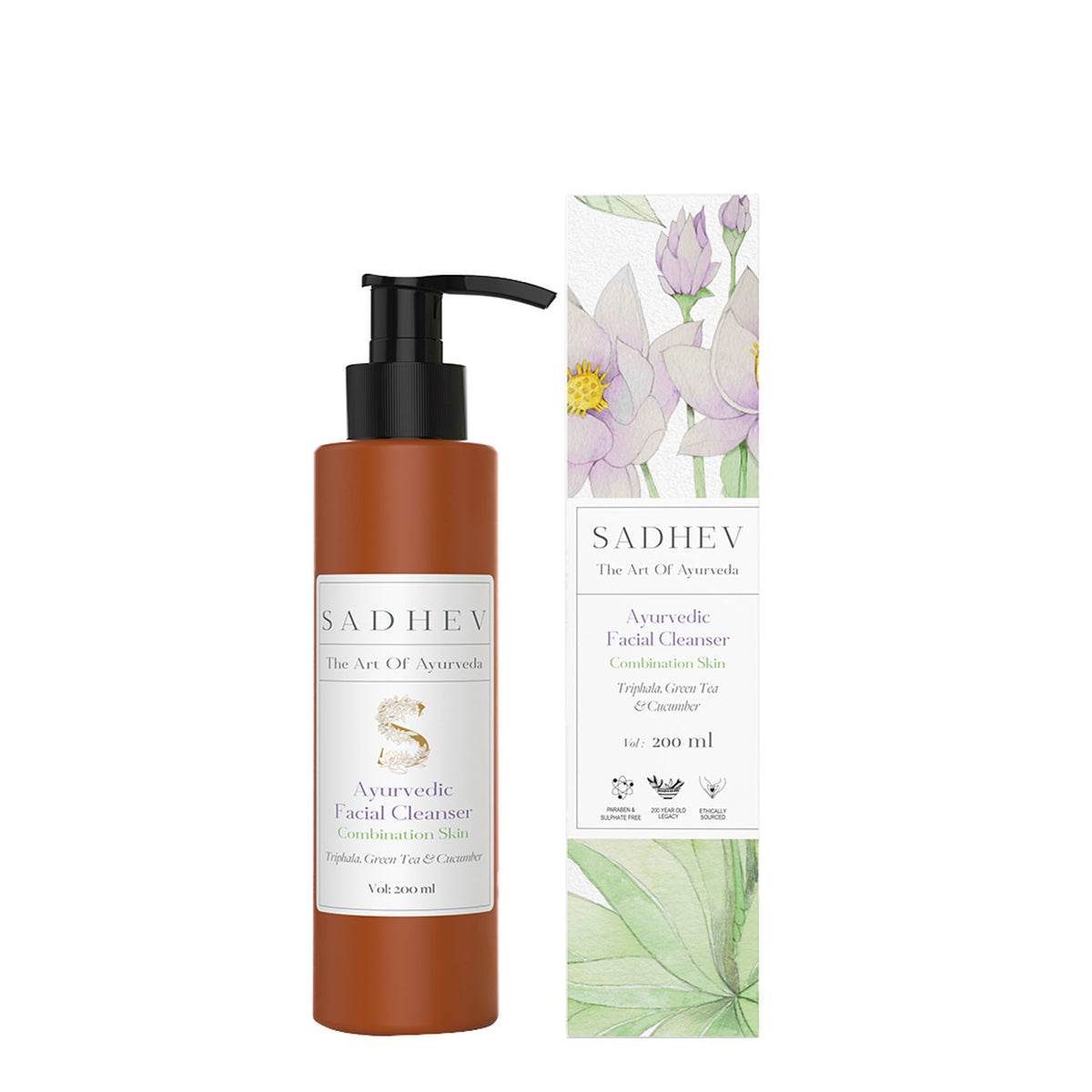 SADHEV Ayurvedic Facial Cleanser Combination Skin