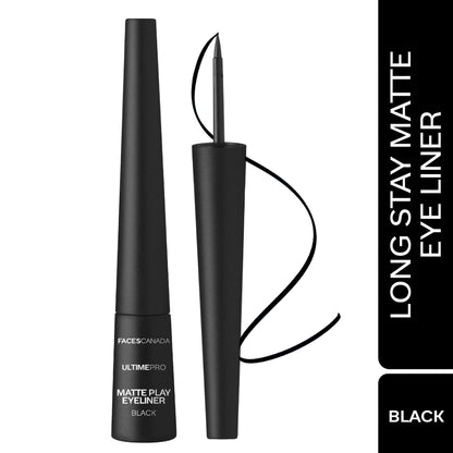 Faces Canada Ultime Pro Matte Play Eyeliner - Black 01