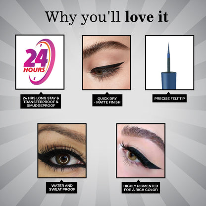 Faces Canada Ultime Pro Matte Play Eyeliner - Black 01