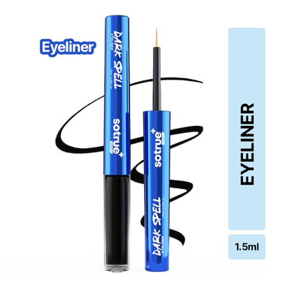 Sotrue Dark Spell Liquid Eyeliner | Smudge-proof & Waterproof Liner, Lasts 24Hr | 1.5 ml