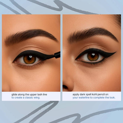Sotrue Dark Spell Liquid Eyeliner | Smudge-proof & Waterproof Liner, Lasts 24Hr | 1.5 ml
