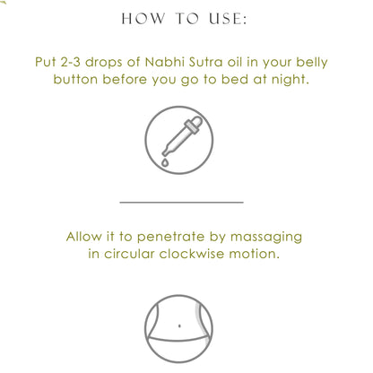 Nabhi Sutra Belly Button Oil For Your Bright Eyes