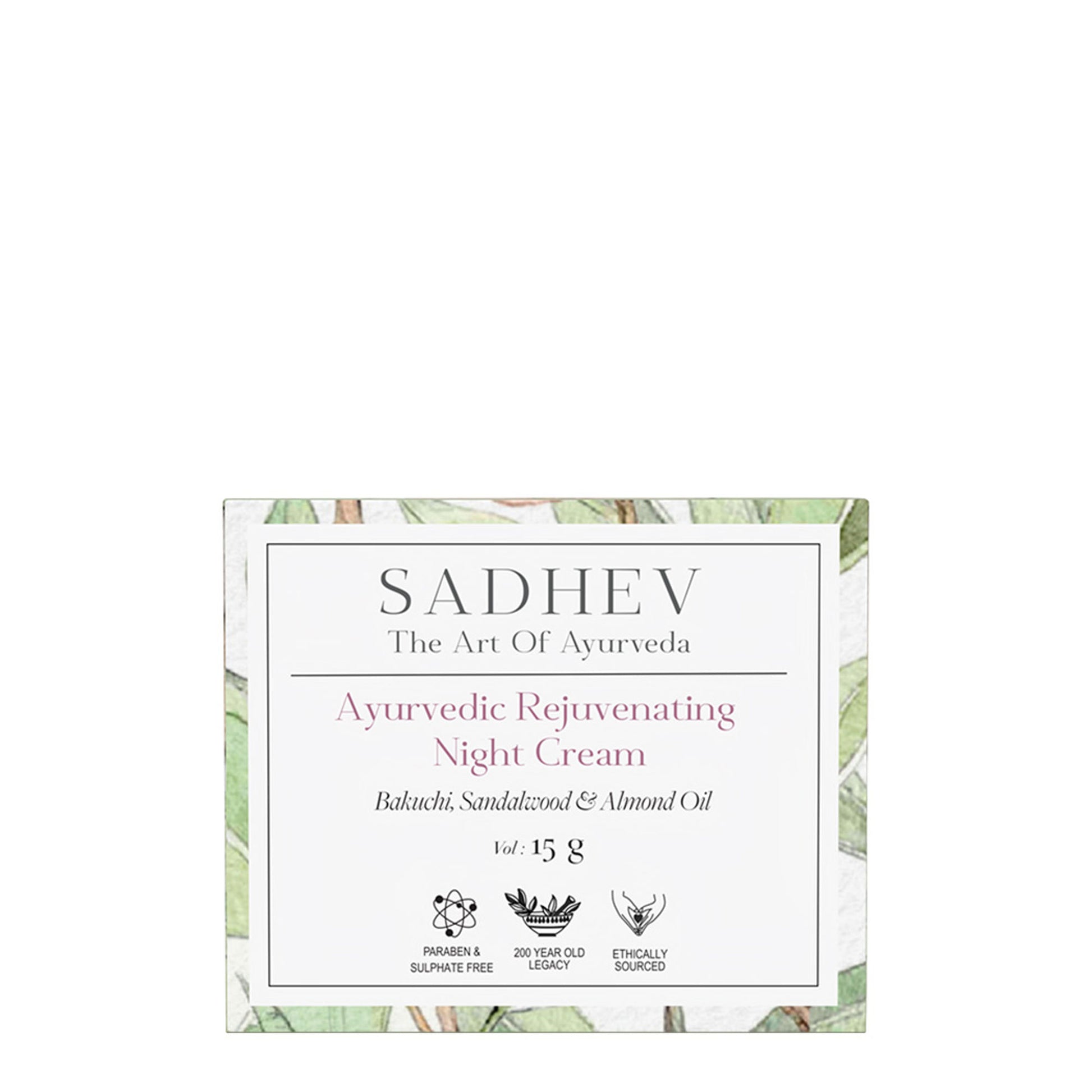 SADHEV Ayurvedic Rejuvenating Night Cream