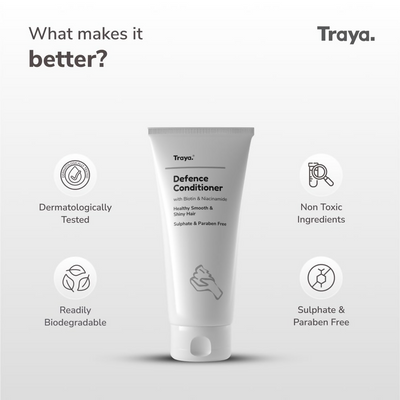 Traya Defence Conditioner with Biotin & Niacinamide