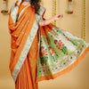 Dhiyona GR Women's Mastani 2 Mustard Zari Paithani Silk Saree