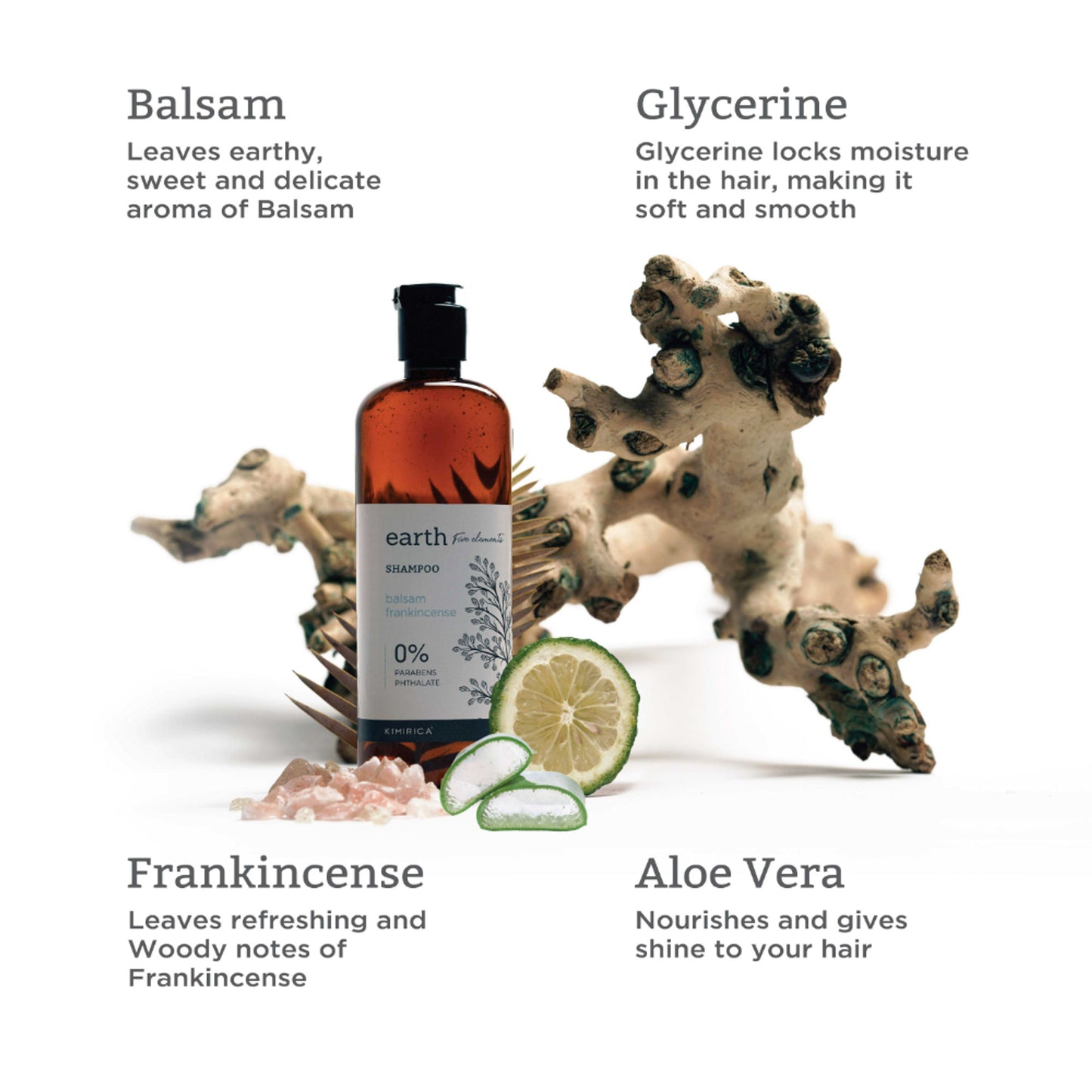 Kimirica Earth Balsam Frankincense Shampoo