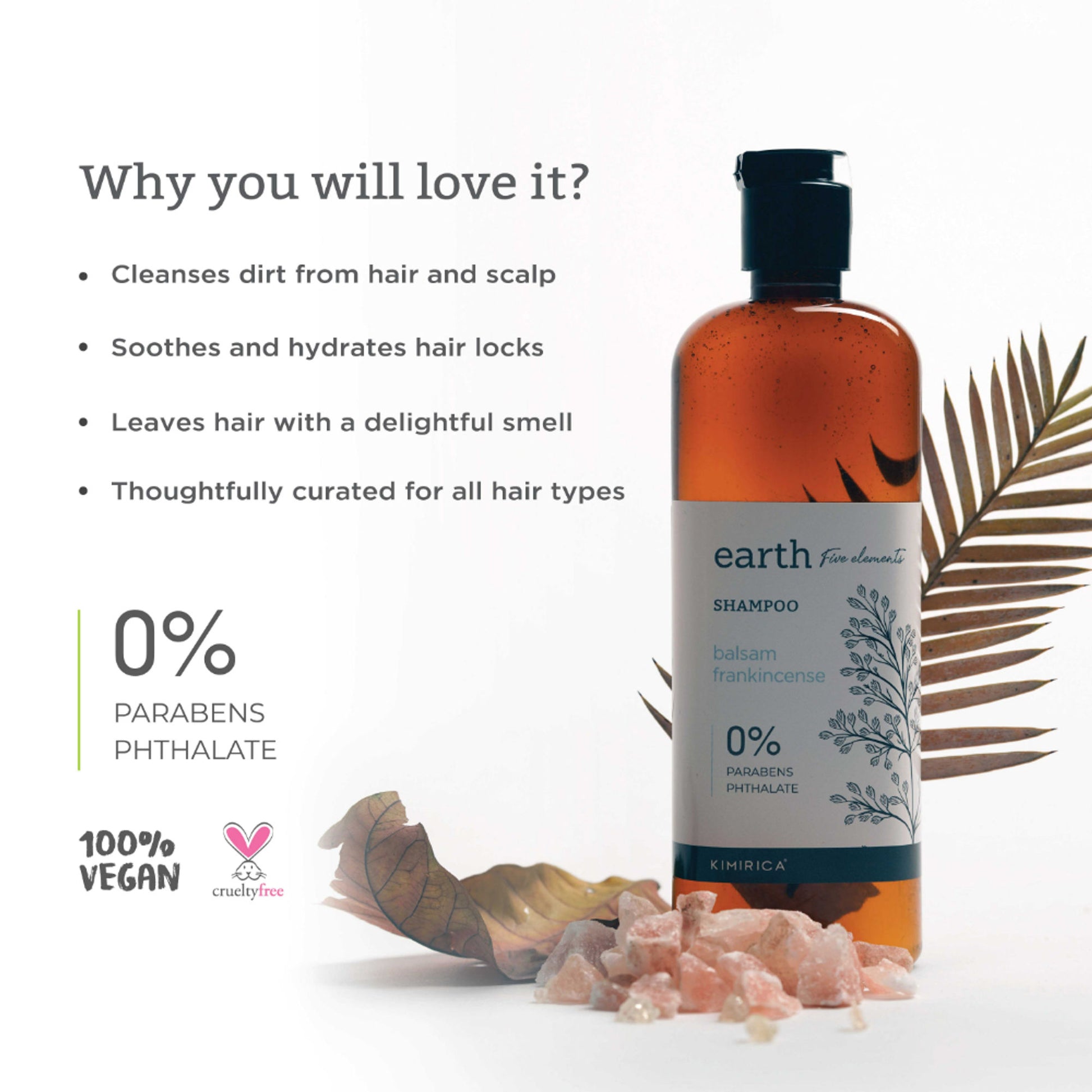 Kimirica Earth Balsam Frankincense Shampoo