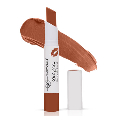 Shryoan Rich Color Non-Transfer Long Stay Creamy Lipstick - Grape Fruit 15 - Chocolate Drizzle - 03